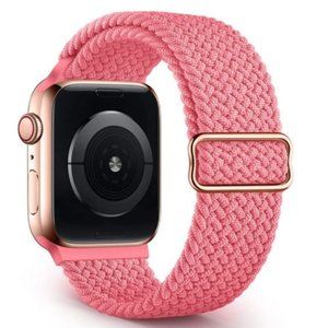NEW Adjustable Braided Solo Loop For Apple Watch P